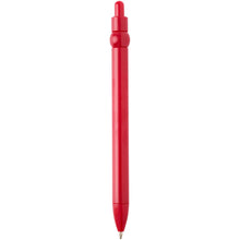 Load image into Gallery viewer, Fidget recycled plastic ballpoint pen (black ink) — Red (back)