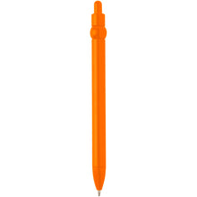 Load image into Gallery viewer, Fidget recycled plastic ballpoint pen (black ink) — Orange (back)