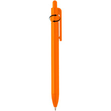 Load image into Gallery viewer, Fidget recycled plastic ballpoint pen (black ink) — Orange (detail 2)