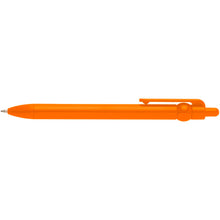 Load image into Gallery viewer, Fidget recycled plastic ballpoint pen (black ink) — Orange (front)