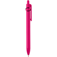 Load image into Gallery viewer, Fidget recycled plastic ballpoint pen (black ink) — Magenta (detail 2)
