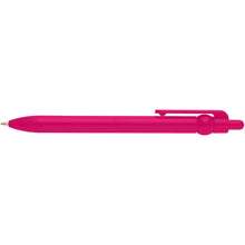 Load image into Gallery viewer, Fidget recycled plastic ballpoint pen (black ink) — Magenta (front)
