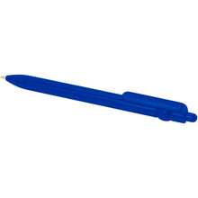 Load image into Gallery viewer, Fidget recycled plastic ballpoint pen (black ink) — Royal blue (detail)