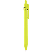 Load image into Gallery viewer, Fidget recycled plastic ballpoint pen (black ink) — Lime green (detail 2)