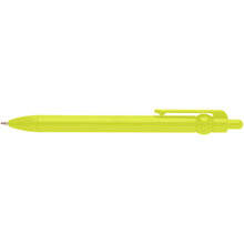 Load image into Gallery viewer, Fidget recycled plastic ballpoint pen (black ink) — Lime green (front)