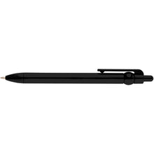Load image into Gallery viewer, Fidget recycled plastic ballpoint pen (black ink) — Black (front)