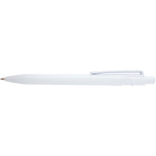 Load image into Gallery viewer, Unica recycled plastic ballpoint pen (blue ink) — White (front)