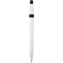 Load image into Gallery viewer, Unica recycled plastic ballpoint pen (blue ink) — Navy (back)