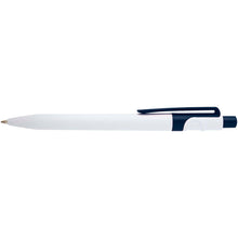 Load image into Gallery viewer, Unica recycled plastic ballpoint pen (blue ink) — Navy (front)