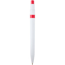 Load image into Gallery viewer, Unica recycled plastic ballpoint pen (black ink) — Red (back)