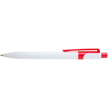 Load image into Gallery viewer, Unica recycled plastic ballpoint pen (black ink) — Red (front)