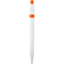 Load image into Gallery viewer, Unica recycled plastic ballpoint pen (black ink) — Orange (back)