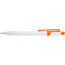 Load image into Gallery viewer, Unica recycled plastic ballpoint pen (black ink) — Orange (front)