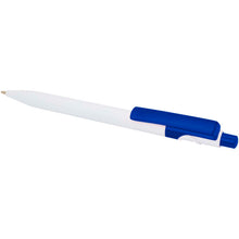 Load image into Gallery viewer, Unica recycled plastic ballpoint pen (black ink) — Royal blue (detail)