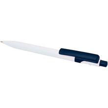 Load image into Gallery viewer, Unica recycled plastic ballpoint pen (black ink) — Navy (detail)