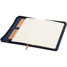 Load image into Gallery viewer, Nomumi A5 portfolio — Navy (detail)