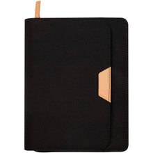 Load image into Gallery viewer, Nomumi A5 portfolio — Black (front)