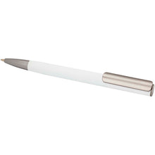 Load image into Gallery viewer, Ziguur recycled aluminium ballpoint pen (blue ink) — White (detail)