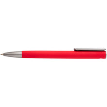 Load image into Gallery viewer, Ziguur recycled aluminium ballpoint pen (blue ink) — Red (front)