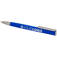 Load image into Gallery viewer, Ziguur recycled aluminium ballpoint pen (blue ink) — Blue (detail 2)