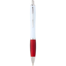 Load image into Gallery viewer, Nash recycled plastic ballpoint pen (blue ink) — Red