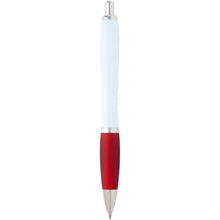 Load image into Gallery viewer, Nash recycled plastic ballpoint pen (blue ink) — Red (back)