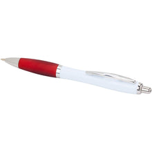 Load image into Gallery viewer, Nash recycled plastic ballpoint pen (blue ink) — Red (detail)