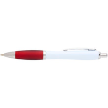 Load image into Gallery viewer, Nash recycled plastic ballpoint pen (blue ink) — Red (front)