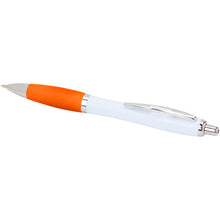 Load image into Gallery viewer, Nash recycled plastic ballpoint pen (blue ink) — Orange (detail)