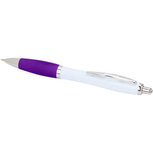 Load image into Gallery viewer, Nash recycled plastic ballpoint pen (blue ink) — Purple (detail)