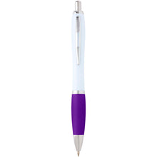 Load image into Gallery viewer, Nash recycled plastic ballpoint pen (blue ink) — Purple