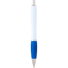 Load image into Gallery viewer, Nash recycled plastic ballpoint pen (blue ink) — Aqua (back)