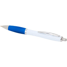 Load image into Gallery viewer, Nash recycled plastic ballpoint pen (blue ink) — Aqua (detail)