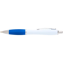 Load image into Gallery viewer, Nash recycled plastic ballpoint pen (blue ink) — Aqua (front)