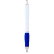 Load image into Gallery viewer, Nash recycled plastic ballpoint pen (blue ink) — Royal blue (back)