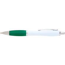 Load image into Gallery viewer, Nash recycled plastic ballpoint pen (blue ink) — Green (front)
