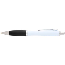 Load image into Gallery viewer, Nash recycled plastic ballpoint pen (blue ink) — Black (front)