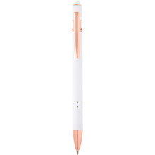 Load image into Gallery viewer, Nanna ballpoint pen with rose gold finish (blue ink) — White