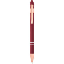 Load image into Gallery viewer, Nanna ballpoint pen with rose gold finish (blue ink) — Burgundy