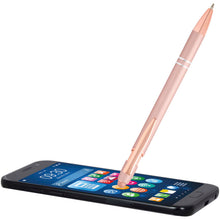 Load image into Gallery viewer, Nanna ballpoint pen with rose gold finish (blue ink) — Dusty Pink (detail 2)