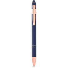 Load image into Gallery viewer, Nanna ballpoint pen with rose gold finish (blue ink) — Ocean blue