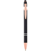 Load image into Gallery viewer, Nanna ballpoint pen with rose gold finish (blue ink) — Black