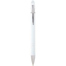 Load image into Gallery viewer, Kish ballpoint pen with silver finish (blue ink) — White