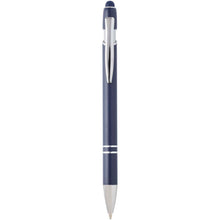 Load image into Gallery viewer, Kish ballpoint pen with silver finish (blue ink) — Navy