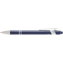 Load image into Gallery viewer, Kish ballpoint pen with silver finish (blue ink) — Navy (front)