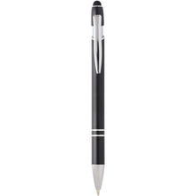 Load image into Gallery viewer, Kish ballpoint pen with silver finish (blue ink) — Black