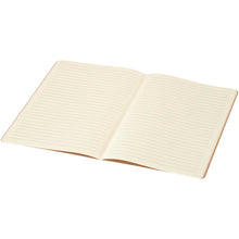 Load image into Gallery viewer, Slyk A5 kraft cahier notebook with ruled pages — Natural (detail)