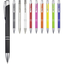 Load image into Gallery viewer, Moneta recycled aluminium ballpoint pen (blue ink) — group