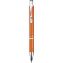 Load image into Gallery viewer, Moneta recycled aluminium ballpoint pen (blue ink) — Orange