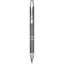 Load image into Gallery viewer, Moneta recycled aluminium ballpoint pen (blue ink) — Grey